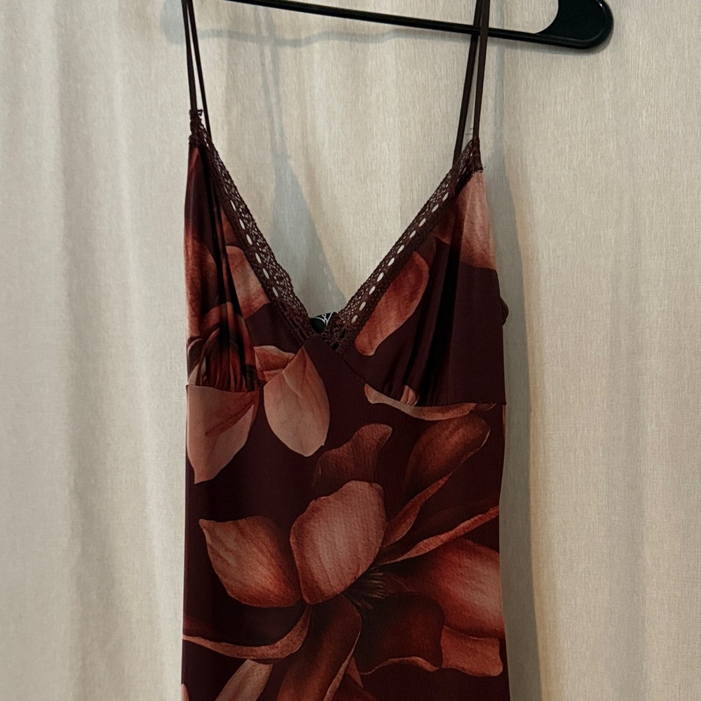 Floral Spaghetti Strap Dress